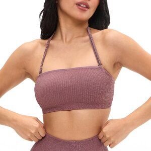 Seamless Ribbed Bandeau Size M color Matter